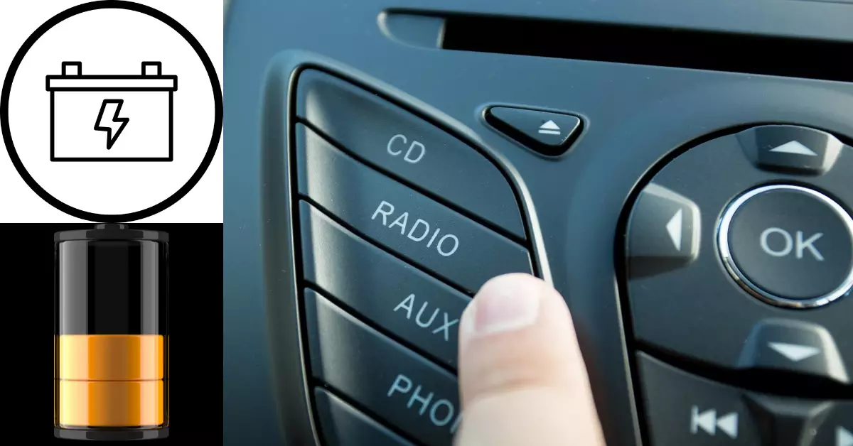 Can you drain your car battery by listening to the radio?