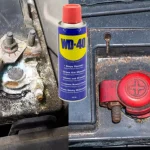 Can you use WD-40 on car battery terminals?